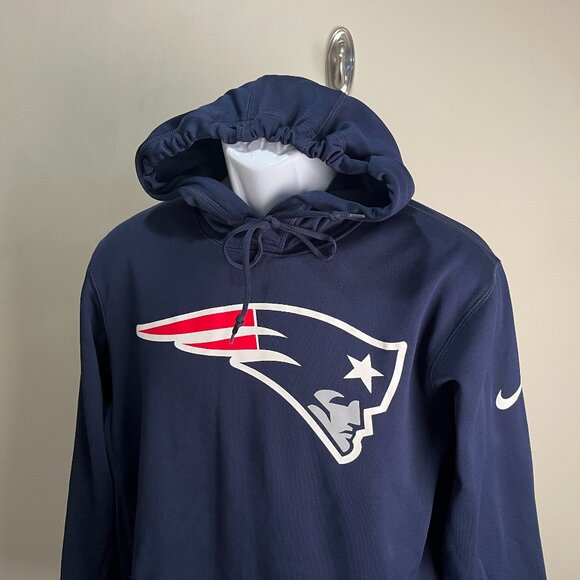 Nike Other - Nike Therma-Fit Men's blue New England Patriots hooded sweatshirt Hoodie Small S